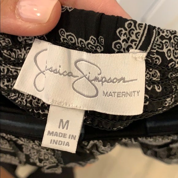 Jessica Simpson Maternity Strapless Maxi - Picture 4 of 5